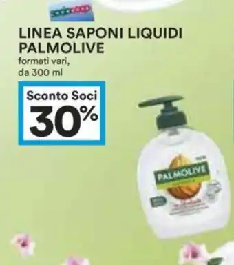Coop LINEA SAPONI LIQUIDI PALMOLIVE formati vari, da 300 ml offerta