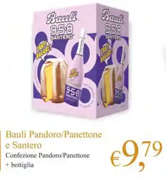 Deco Maxistore Bauli Pandoro/Panettone e Santero offerta