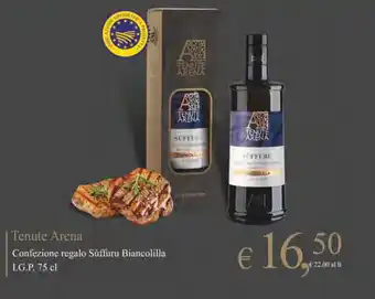 Tenute Arena Confezione regalo Súffuru Biancolilla I.G.P. 75 cl