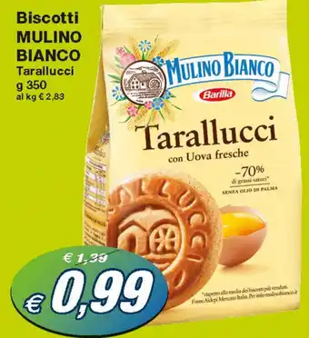 Prix Quality Mulino Bianco Biscotti Tarallucci 350 g offerta