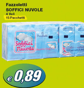 Prix Quality Soffici Nuvole Fazzoletti 4 Veli 15 Pacchetti offerta