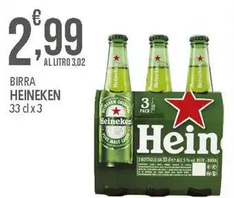 Iper Nonna Isa BIRRA HEINEKEN 33 cl x 3 offerta