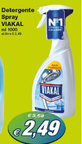 Prix Quality Viakal Detergente Spray 1000 ml offerta