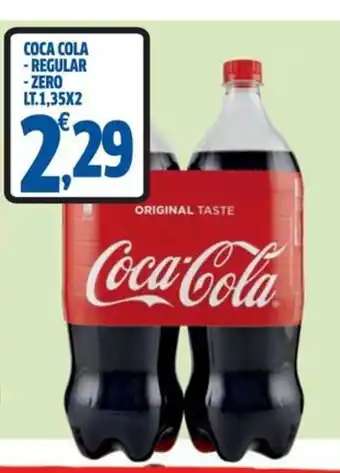 COCA COLA -REGULAR -ZERO LT.1,35X2