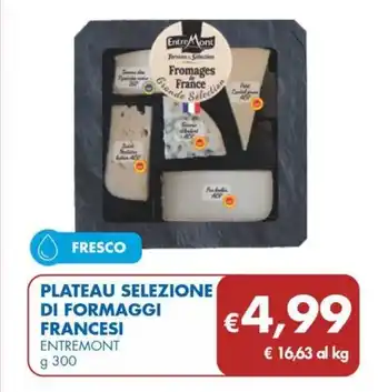 MD Discount PLATEAU SELEZIONE DI FORMAGGI FRANCESI ENTREMONT g 300 offerta