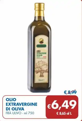 MD Discount OLIO EXTRAVERGINE DI OLIVA FRÀ ULIVO - ml 750 offerta