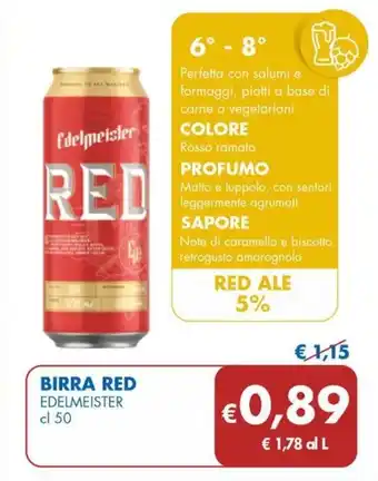 MD Discount BIRRA RED EDELMEISTER cl 50 offerta