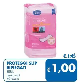 MD Discount PROTEGGI SLIP RIPIEGATI SERIL anatomici 40 pezzi offerta