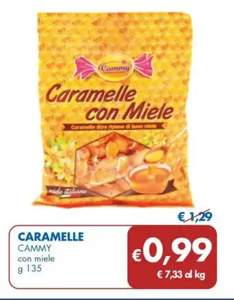 MD Discount CARAMELLE CAMMY con miele g 135 offerta