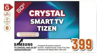 Expert SAMSUNG TV CRYSTAL UHD 4K 50" UE50AU7090UXZT offerta