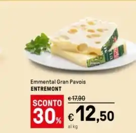 Iper La Grande Emmental Gran Pavois ENTREMONT offerta