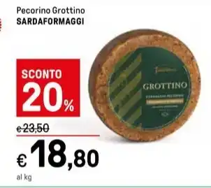 Iper La Grande Pecorino Grottino SARDAFORMAGGI offerta