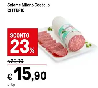 Iper La Grande Salame Milano Castello CITTERIO offerta