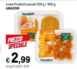 Iper La Grande Linea Prodotti panati 220 g / 300 g AMADORI offerta