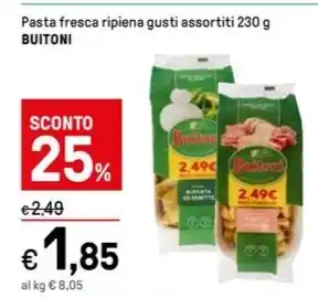 Iper La Grande Pasta fresca ripiena gusti assortiti 230 g BUITONI offerta