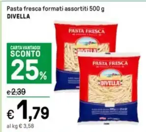 Iper La Grande Pasta fresca formati assortiti 500 g DIVELLA offerta