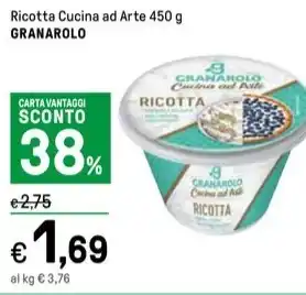 Iper La Grande Ricotta Cucina ad Arte 450 g GRANAROLO offerta