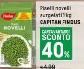 Iper La Grande Piselli novelli surgelati 1 kg CAPITAN FINDUS offerta