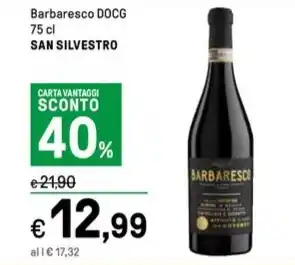 Barbaresco DOCG 75 cl SAN SILVESTRO
