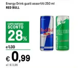 Iper La Grande Energy Drink gusti assortiti 250 ml RED BULL offerta