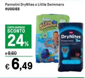 Iper La Grande Pannolini DryNites o Little Swimmers HUGGIES offerta