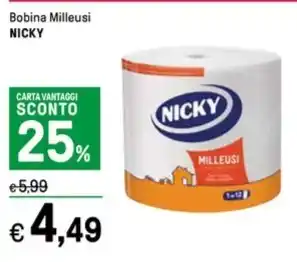 Bobina Milleusi NICKY