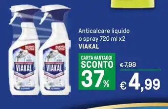 Iper La Grande Anticalcare liquido o spray 720 ml x2 VIAKAL offerta