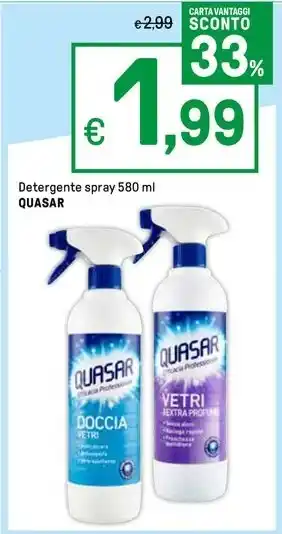 Iper La Grande Detergente spray 580 ml QUASAR offerta