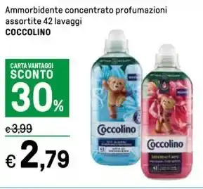 Iper La Grande Ammorbidente concentrato profumazioni assortite 42 lavaggi COCCOLINO offerta