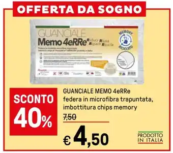 Iper La Grande GUANCIALE MEMO 4eRRe offerta