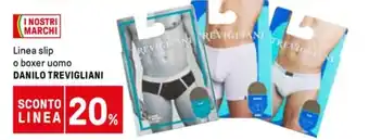 Iper La Grande Linea slip o boxer uomo DANILO TREVIGLIANI offerta
