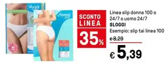 Iper La Grande Linea slip donna 100 o 24/7 o uomo 24/7 SLOGGI offerta