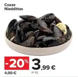 Carrefour Market Cozze Nieddittas offerta