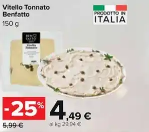 Carrefour Market Vitello Tonnato Benfatto offerta