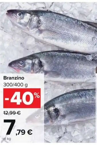 Carrefour Market Branzino 300/400 g offerta