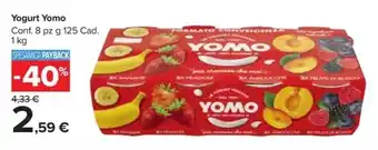 Carrefour Market Yogurt Yomo Conf. 8 pz g 125 Cad. 1 kg offerta