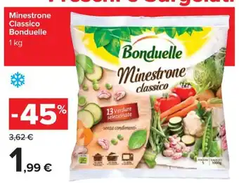 Carrefour Market Minestrone Classico Bonduelle 1 kg offerta