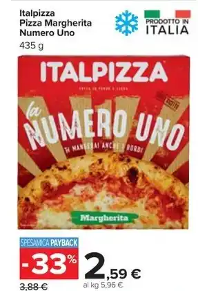 Carrefour Market Italpizza Pizza Margherita Numero Uno offerta