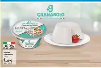 Carrefour Market Ricotta Granarolo 250 g offerta