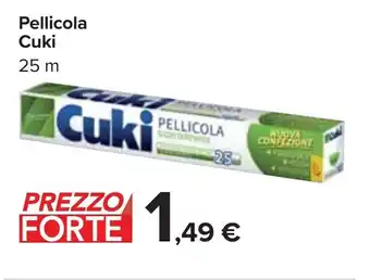Carrefour Market Pellicola Cuki 25 m offerta