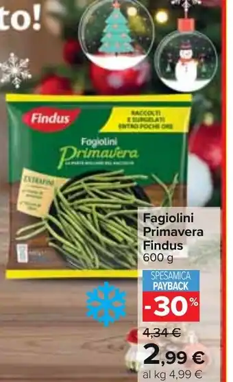 Carrefour Market Fagiolini Primavera Findus offerta
