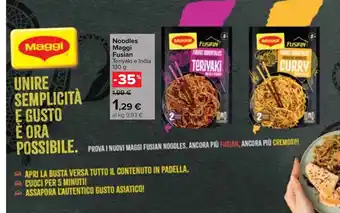 Noodles Maggi Fusian Teriyaki e India