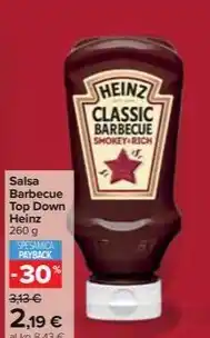 Carrefour Market Salsa Barbecue Top Down Heinz 260 g offerta