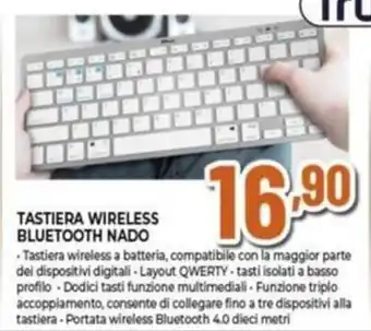 Expert TASTIERA WIRELESS BLUETOOTH NADO offerta