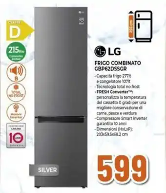 Expert LG FRIGO COMBINATO GBP62DSSGR offerta