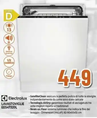 Expert Electrolux LAVASTOVIGLIE EES47320L offerta