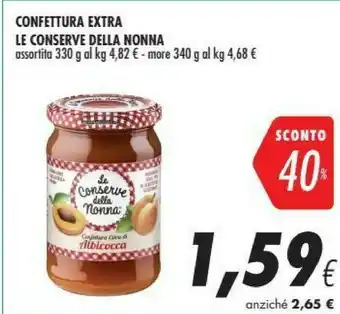 Coop Le Conserve della Nonna Confettura Extra Di Lamponi 330 G(ml) offerta
