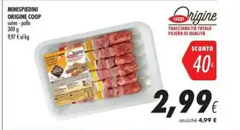 Coop Coop Minispiedini Origine offerta