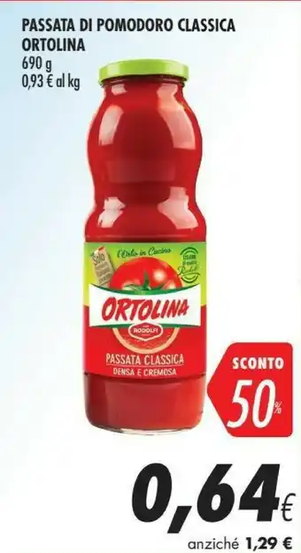 Coop Ortolina Passata Di Pomodoro Classica offerta