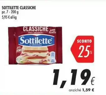 Coop Mondelez Sottilette Le Originali Classiche offerta